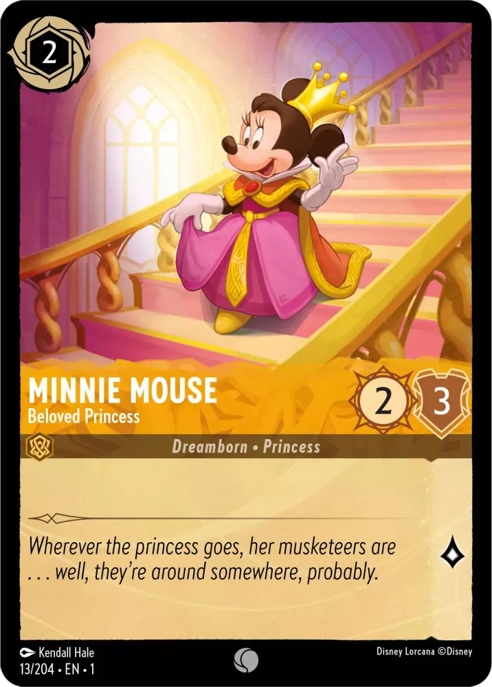 Disney Lorcana - 1TFC - 013 - Minnie Mouse - Beloved Princess - Singles - The First Chapter