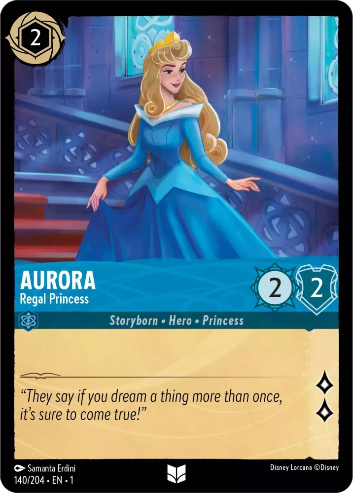 Disney Lorcana - 1TFC - 140 - Aurora - Regal Princess - Singles - The First Chapter
