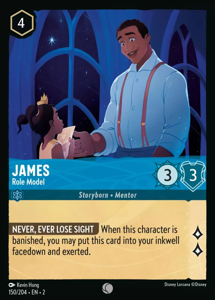 Disney Lorcana - 2ROF - 150 - James - Role Model - Singles - Rise of the Floodborn