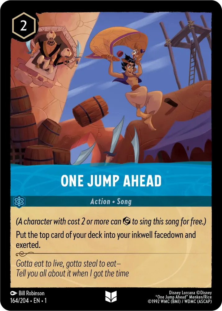 Disney Lorcana - 1TFC - 164 - One Jump Ahead - Singles - The First Chapter