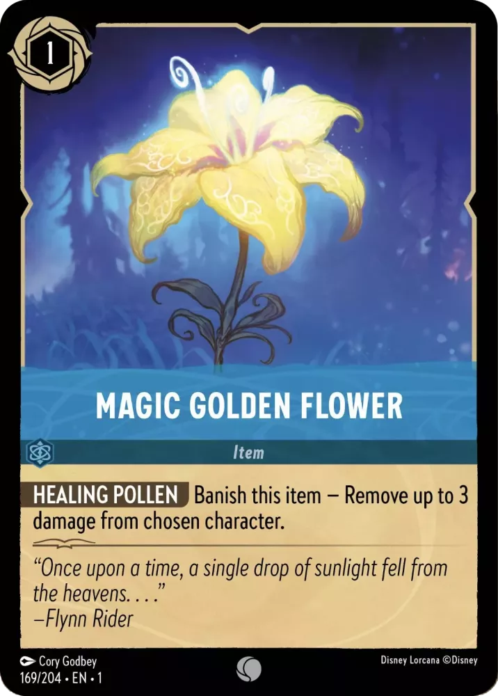 Disney Lorcana - 1TFC - 169 - Magic Golden Flower - Singles - The First Chapter