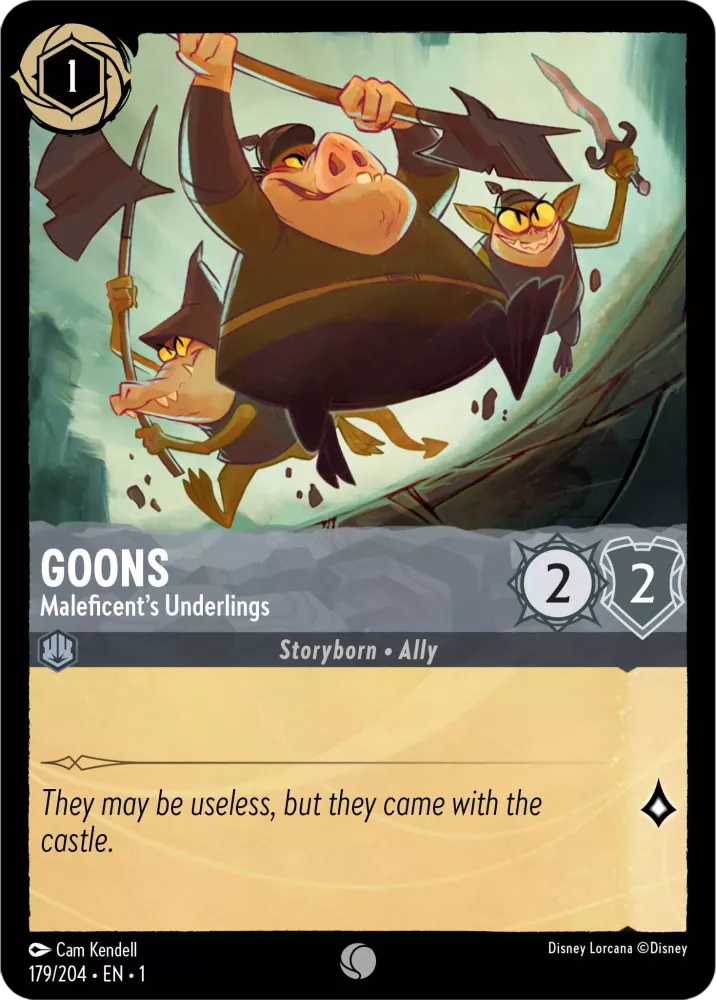 Disney Lorcana - 1TFC - 179 - Goons - Maleficent's Underlings - Singles - The First Chapter