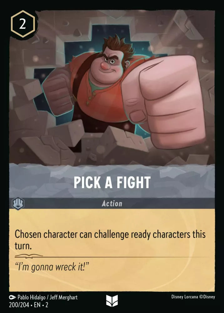 Disney Lorcana - 2ROF - 200 - Pick a Fight - Singles - Rise of the Floodborn
