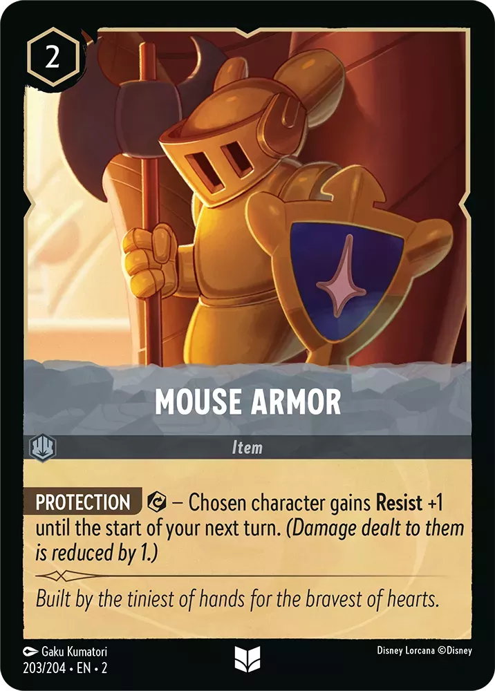 Disney Lorcana - 2ROF - 203 - Mouse Armor - Singles - Rise of the Floodborn