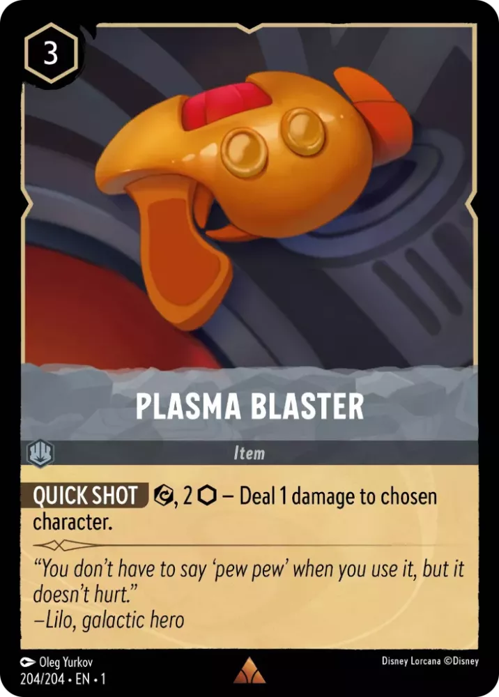 Disney Lorcana - 1TFC - 204 - Plasma Blaster - Singles - The First Chapter