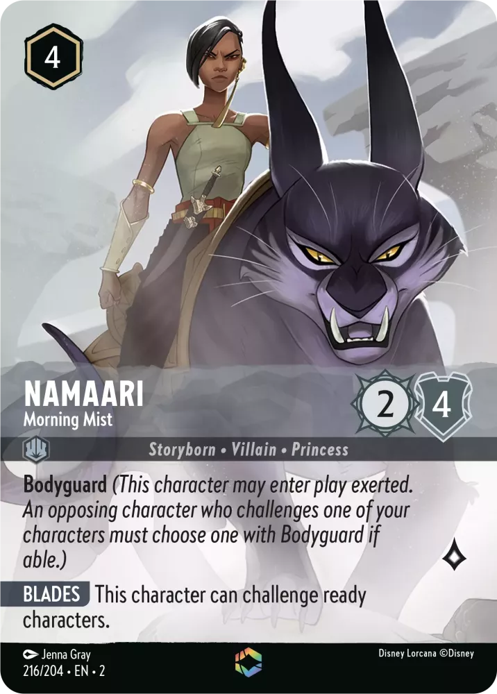 Disney Lorcana - 2ROF - 216 - Namaari - Morning Mist - Singles - Rise of the Floodborn