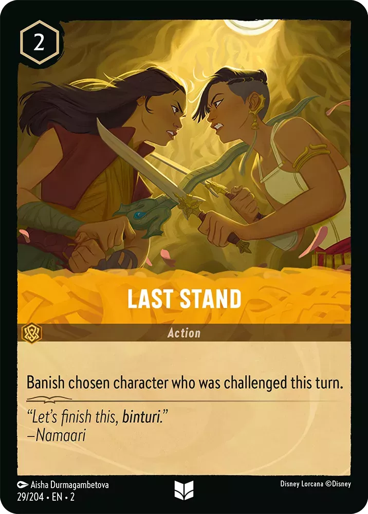 Disney Lorcana - 2ROF - 029 - Last Stand - Singles - Rise of the Floodborn