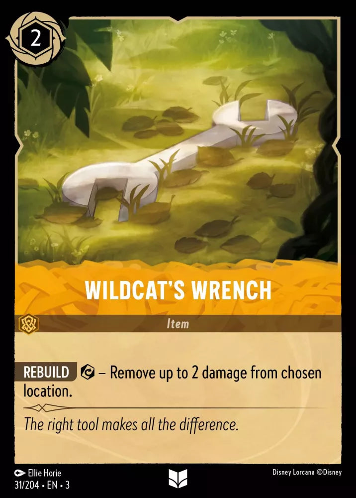 Disney Lorcana - 3INK - 031 - Wildcat's Wrench - Singles - Into the Inklands