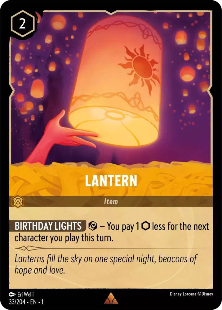 Disney Lorcana - 1TFC - 033 - Lantern - Singles - The First Chapter
