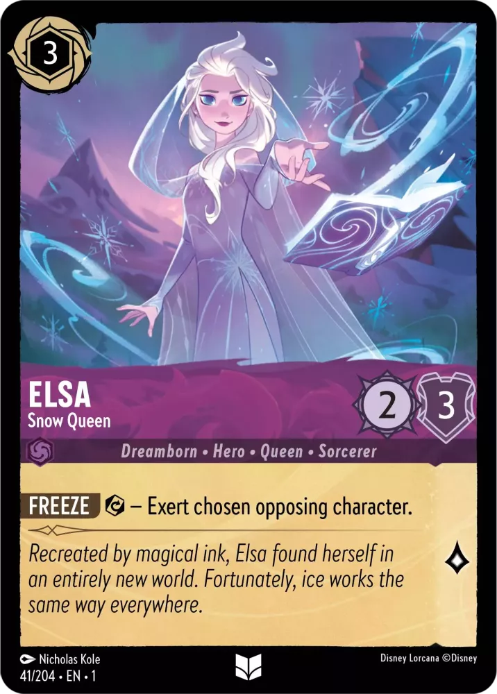 Disney Lorcana - 1TFC - 041 - Elsa - Snow Queen - Singles - The First Chapter