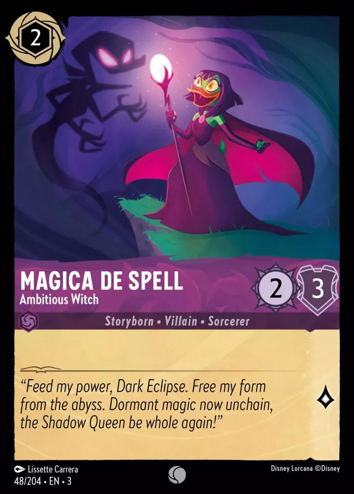 Disney Lorcana - 3INK - 048 - Magica De Spell - Ambitious Witch - Singles - Into the Inklands