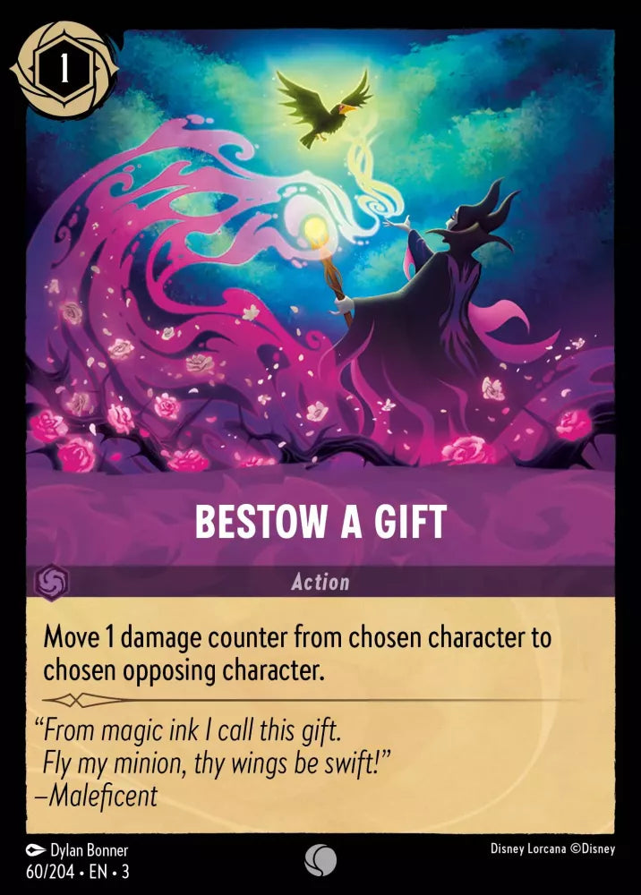 Disney Lorcana - 3INK - 060 - Bestow a Gift - Singles - Into the Inklands