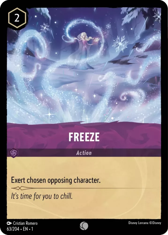 Disney Lorcana - 1TFC - 063 - Freeze - Singles - The First Chapter