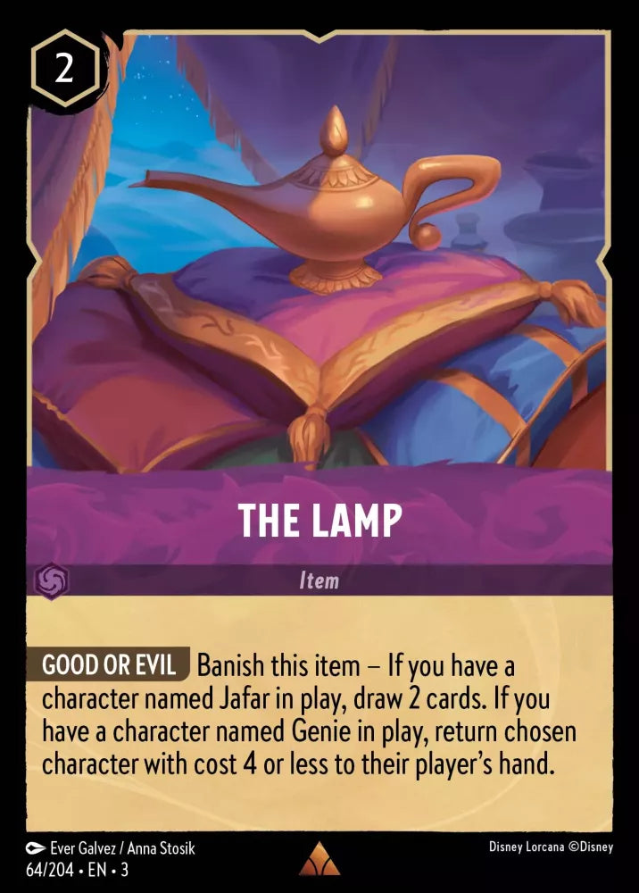 Disney Lorcana - 3INK - 064 - The Lamp - Singles - Into the Inklands