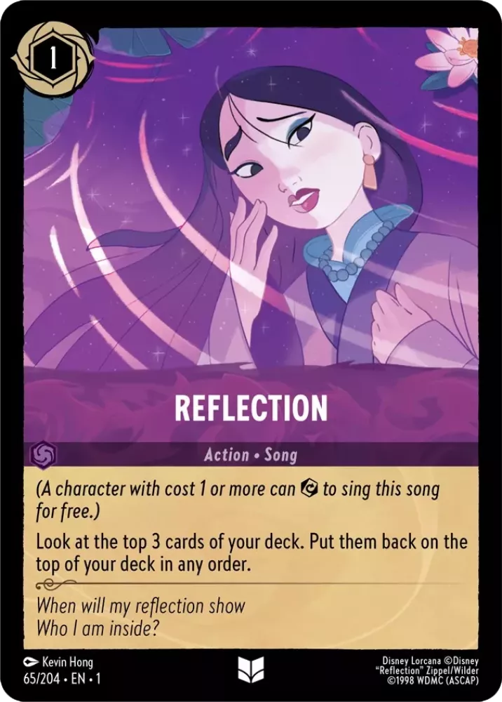 Disney Lorcana - 1TFC - 065 - Reflection - Singles - The First Chapter