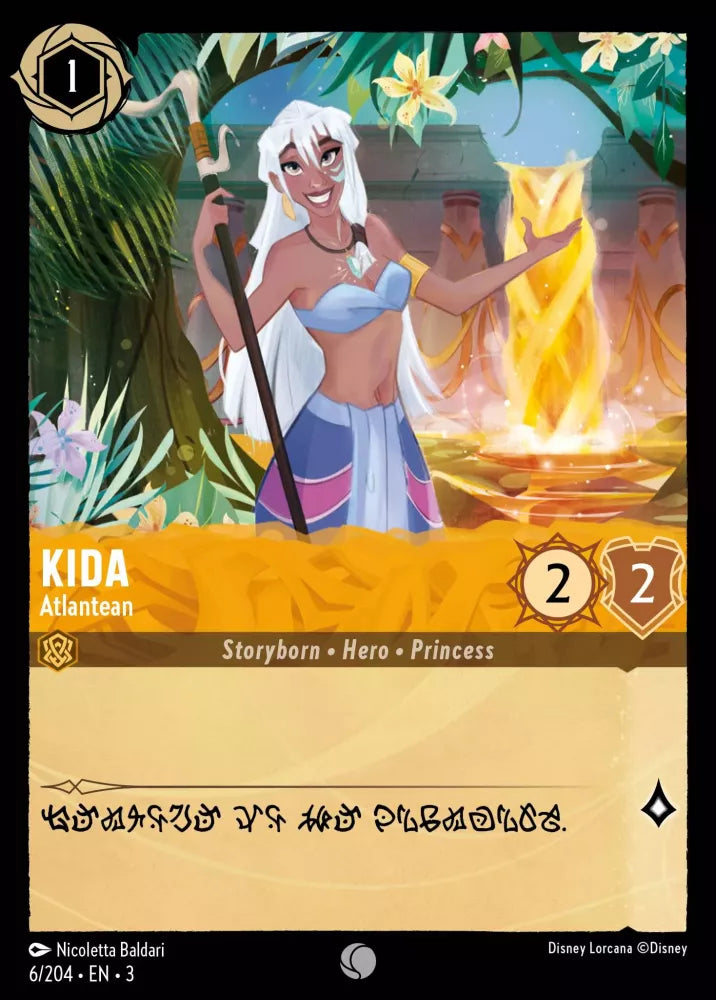 Disney Lorcana - 3INK - 006 - Kida - Atlantean - Singles - Into the Inklands