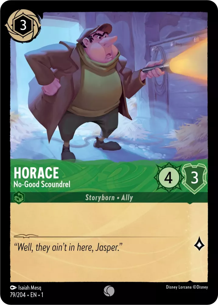 Disney Lorcana - 1TFC - 079 - Horace - No-Good Scoundrel - Foil - Singles - The First Chapter