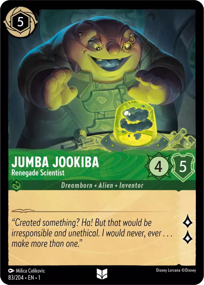 Disney Lorcana - 1TFC - 083 - Jumba Jookiba - Renegade Scientist - Singles - The First Chapter