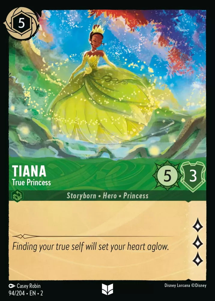 Disney Lorcana - 2ROF - 094 - Tiana - True Princess - Foil - Singles - Rise of the Floodborn