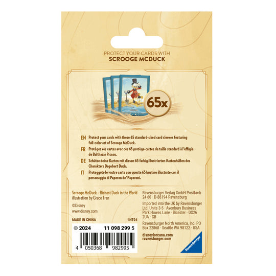 Disney Lorcana - Disney Lorcana - Into the Inklands Dagobert Duck card sleeves - Sleeves - Into the Inklands