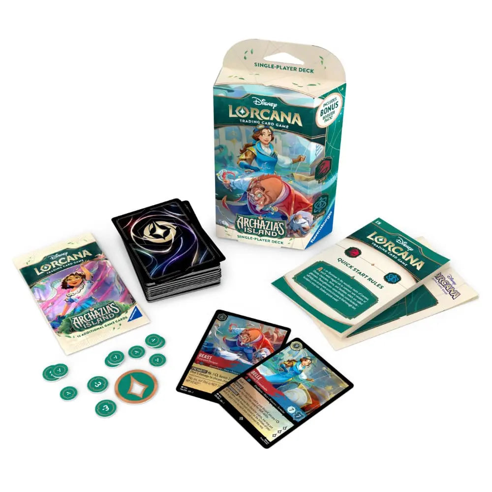 Disney Lorcana Archaziaās Island set 7 - Starter Deck - Belle & Beast