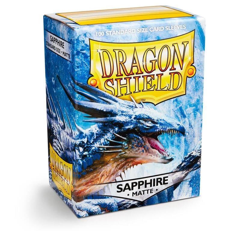 Dragon Shield - Sapphire (Blauw) Matte sleeves (100 pack)