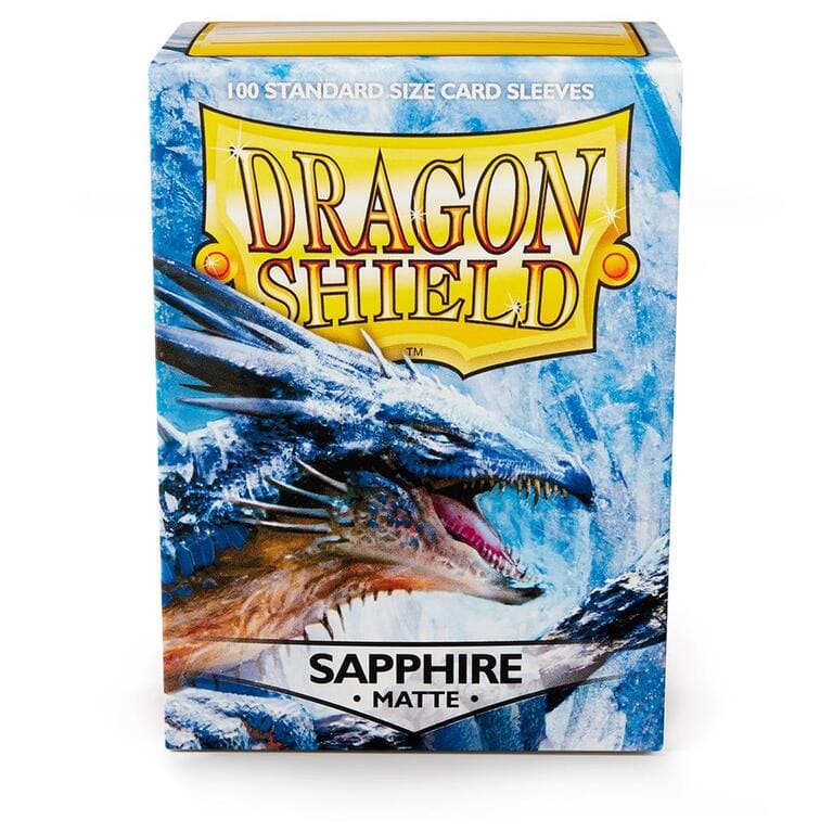 Dragon Shield - Sapphire (Blauw) Matte sleeves (100 pack)