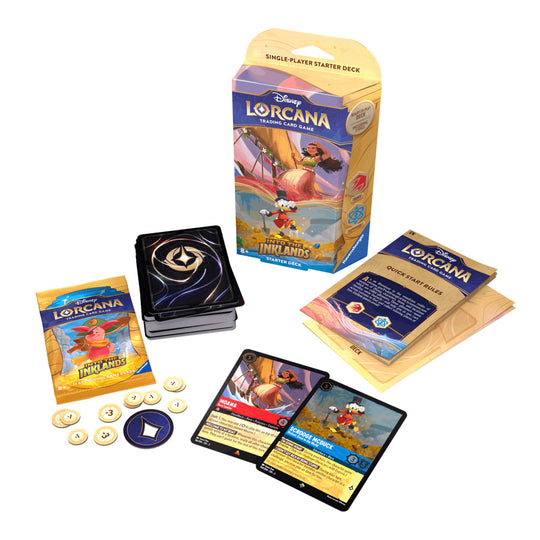 Disney Lorcana - Disney Lorcana - Into the Inklands Starter Deck - Ruby & Sapphire - Starter Deck - Into the Inklands