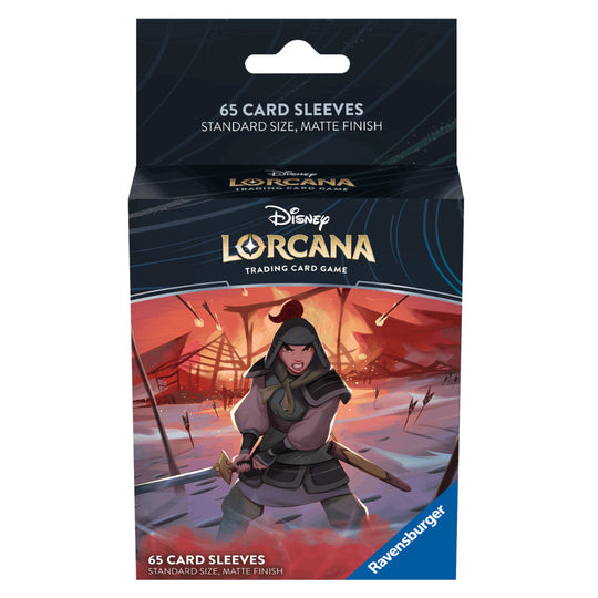 Disney Lorcana - Disney Lorcana - Rise of the Floodborn Mulan card sleeves - Sleeves - Rise of the Floodborn