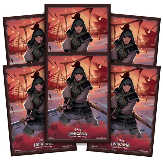 Disney Lorcana - Disney Lorcana - Rise of the Floodborn Mulan card sleeves - Sleeves - Rise of the Floodborn