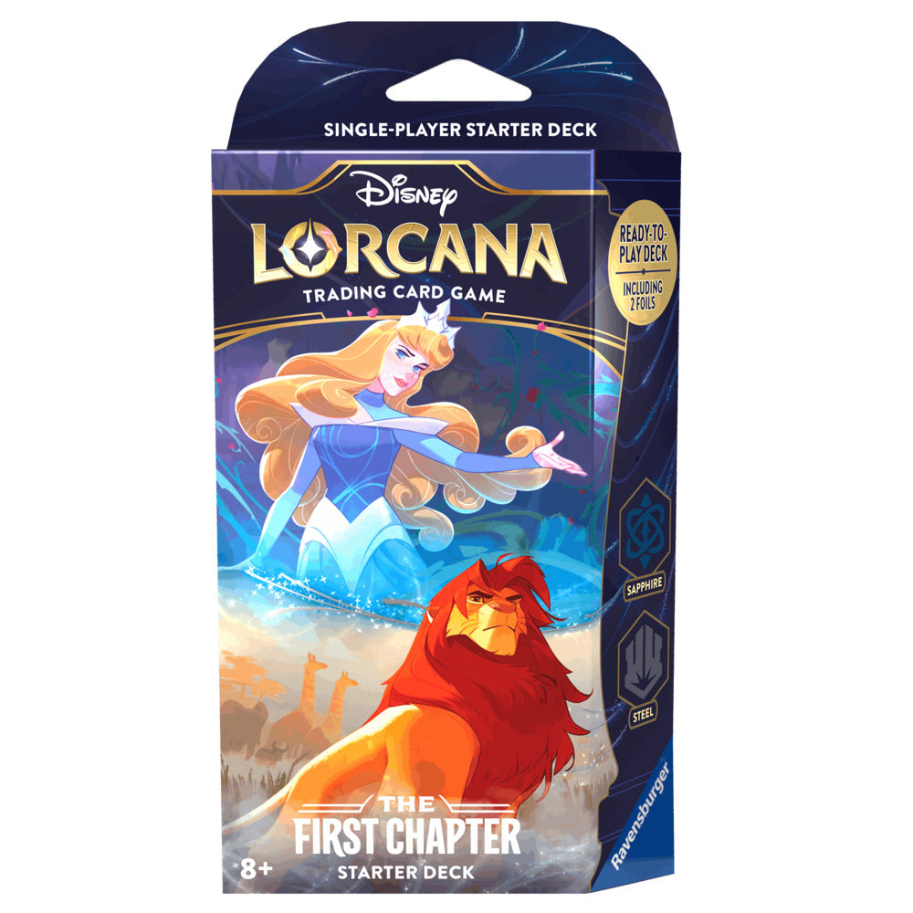 Disney Lorcana - Disney Lorcana - The First Chapter Starterdeck - Sapphire & Steel - Starter Deck - The First Chapter