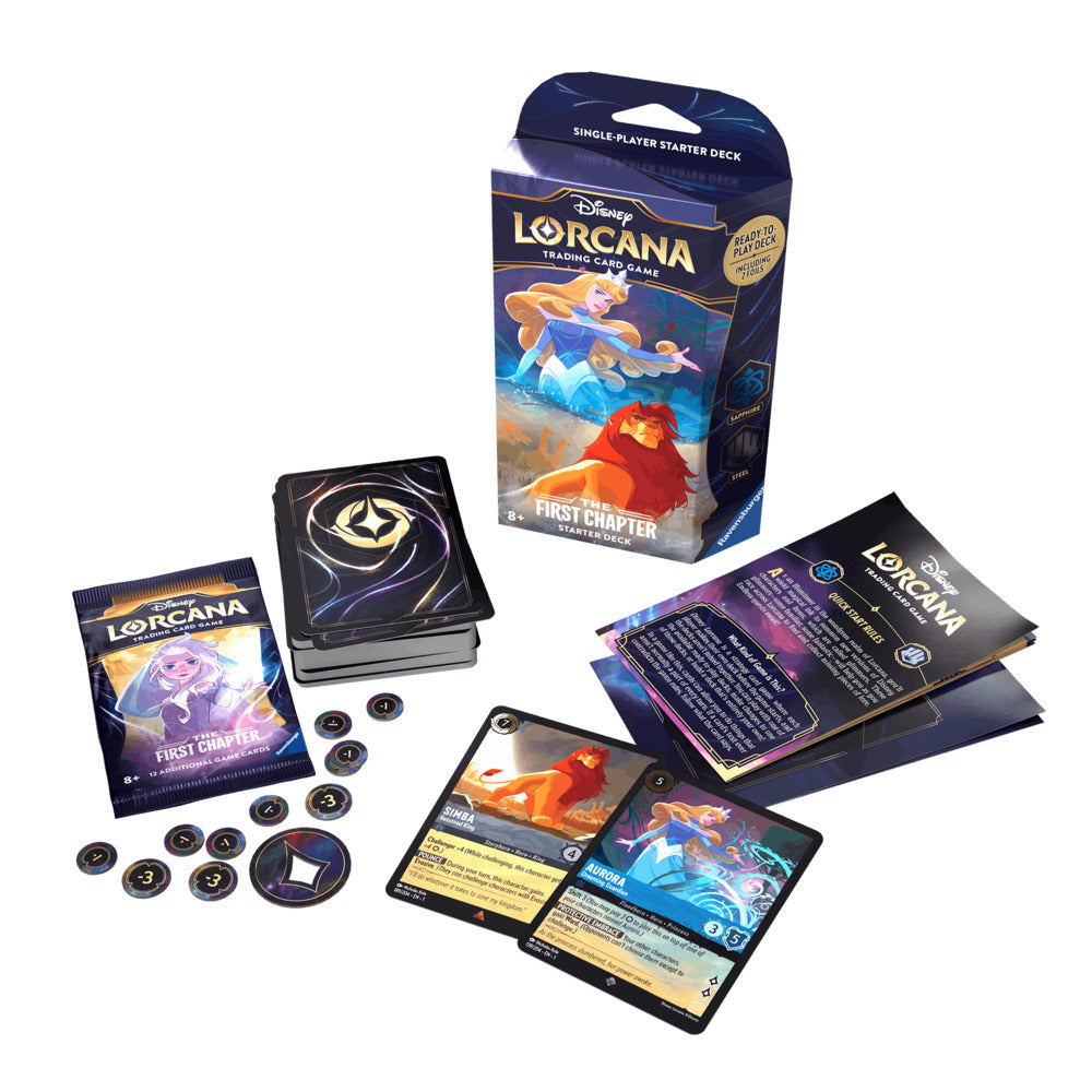 Disney Lorcana - Disney Lorcana - The First Chapter Starterdeck - Sapphire & Steel - Starter Deck - The First Chapter