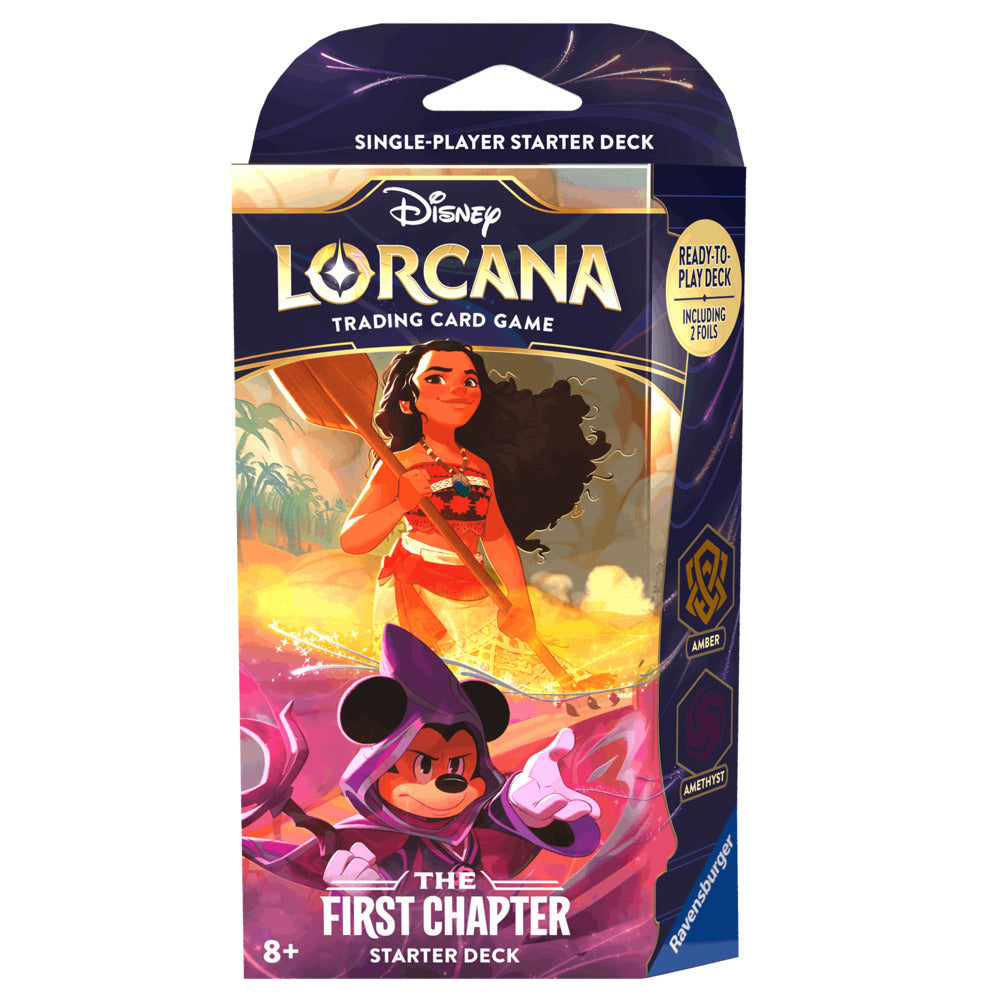 Disney Lorcana - Disney Lorcana - The First Chapter Starterdeck - Amber & Amethyst - Starter Deck - The First Chapter