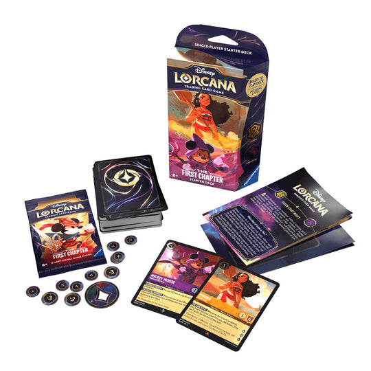 Disney Lorcana - Disney Lorcana - The First Chapter Starterdeck - Amber & Amethyst - Starter Deck - The First Chapter