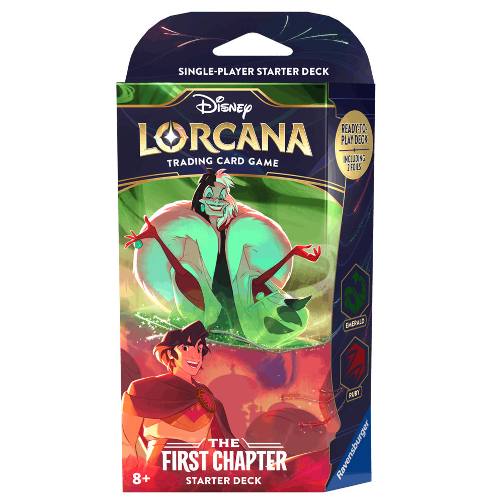 Disney Lorcana - Disney Lorcana - The First Chapter Starterdeck - Emerald & Ruby - Starter Deck - The First Chapter