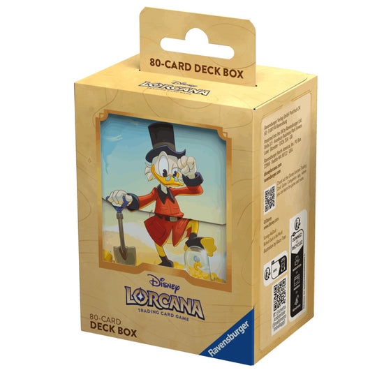Disney Lorcana - Disney Lorcana - Into the Inklands Dagobert Duck deckbox - Deck Boxes - Into the Inklands