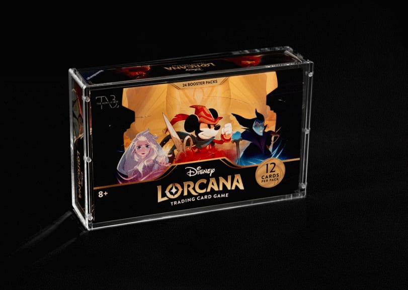 Premium Disney Lorcana Boosterbox acryl case