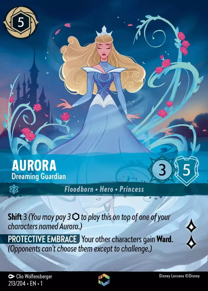Disney Lorcana - 1TFC - 213 - Aurora - Dreaming Guardian - Singles - The First Chapter