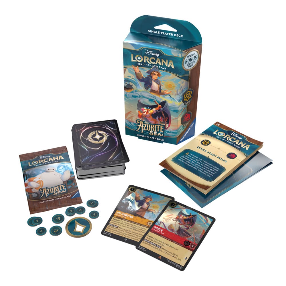 Disney Lorcana Azurite Sea - Starter Deck - Amber & Ruby
