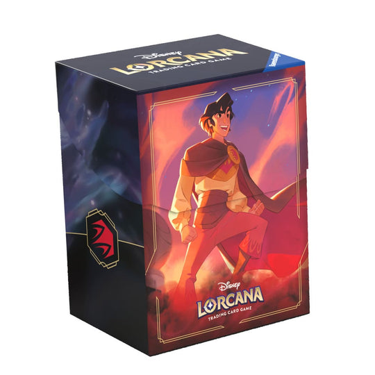 Disney Lorcana Shimmering Skies Aladdin deckbox