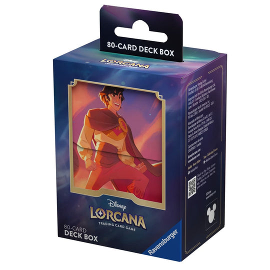 Disney Lorcana Shimmering Skies Aladdin deckbox