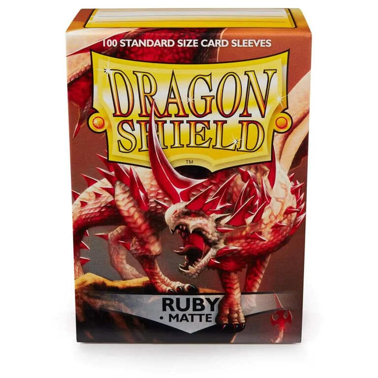 Dragon Shield - Ruby (Rood) Matte sleeves (100 pack)
