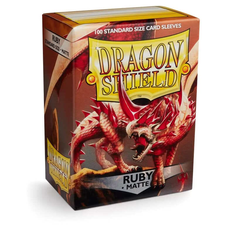 Dragon Shield - Ruby (Rood) Matte sleeves (100 pack)