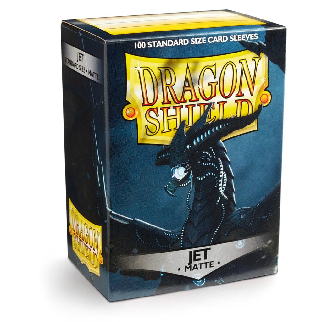 Disney Lorcana - Dragon Shield - Jet (zwart) sleeves (100 pack) - Sleeves -