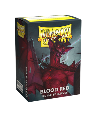 Disney Lorcana - Dragon Shield - Blood Red sleeves (100 pack) - Sleeves -