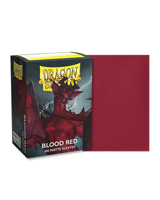 Disney Lorcana - Dragon Shield - Blood Red sleeves (100 pack) - Sleeves -