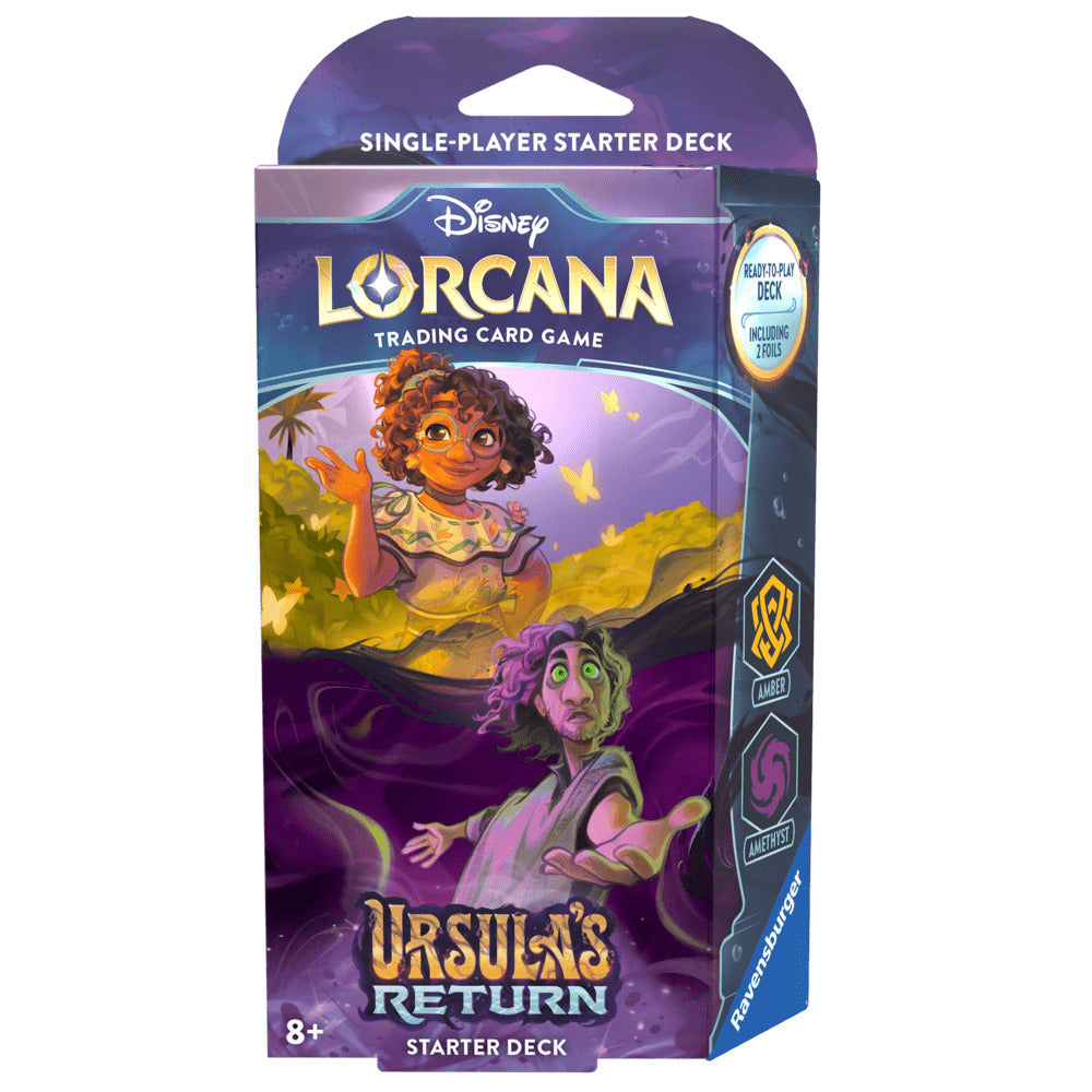 Disney Lorcana - Disney Lorcana - Ursula's Return Starter Deck - Amber & Amethyst - Starter Deck - Ursula's Return