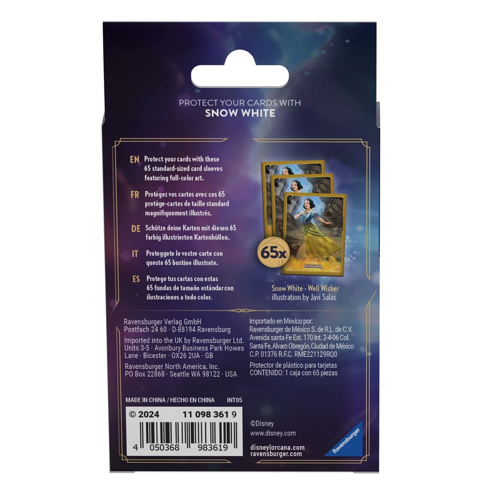 Disney Lorcana - Disney Lorcana - Ursula's Return Snow White (Sneeuwwitje) card sleeves - Sleeves - Ursula's Return