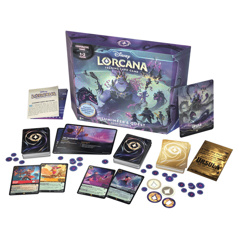 Disney Lorcana - Disney Lorcana - Ursula's Return Illumineer's Quest Deep Trouble - Gift Set - Ursula's Return