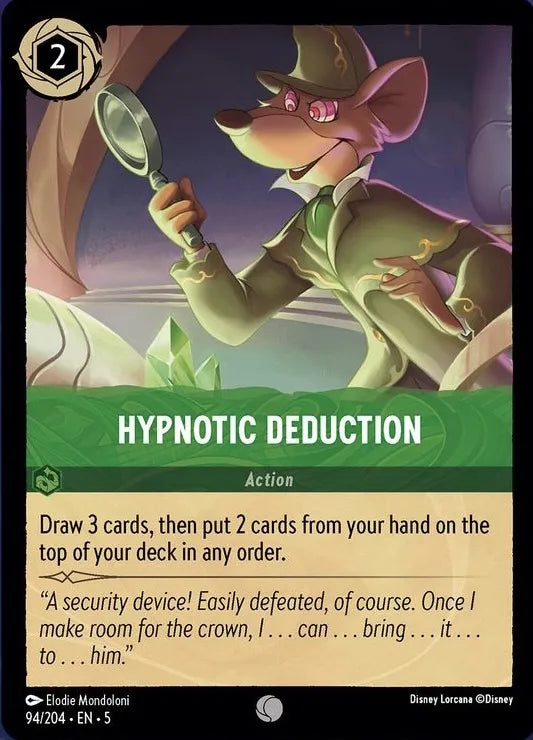 Disney Lorcana - 5SSK - 094 - Hypnotic Deduction - Singles - Shimmering Skies